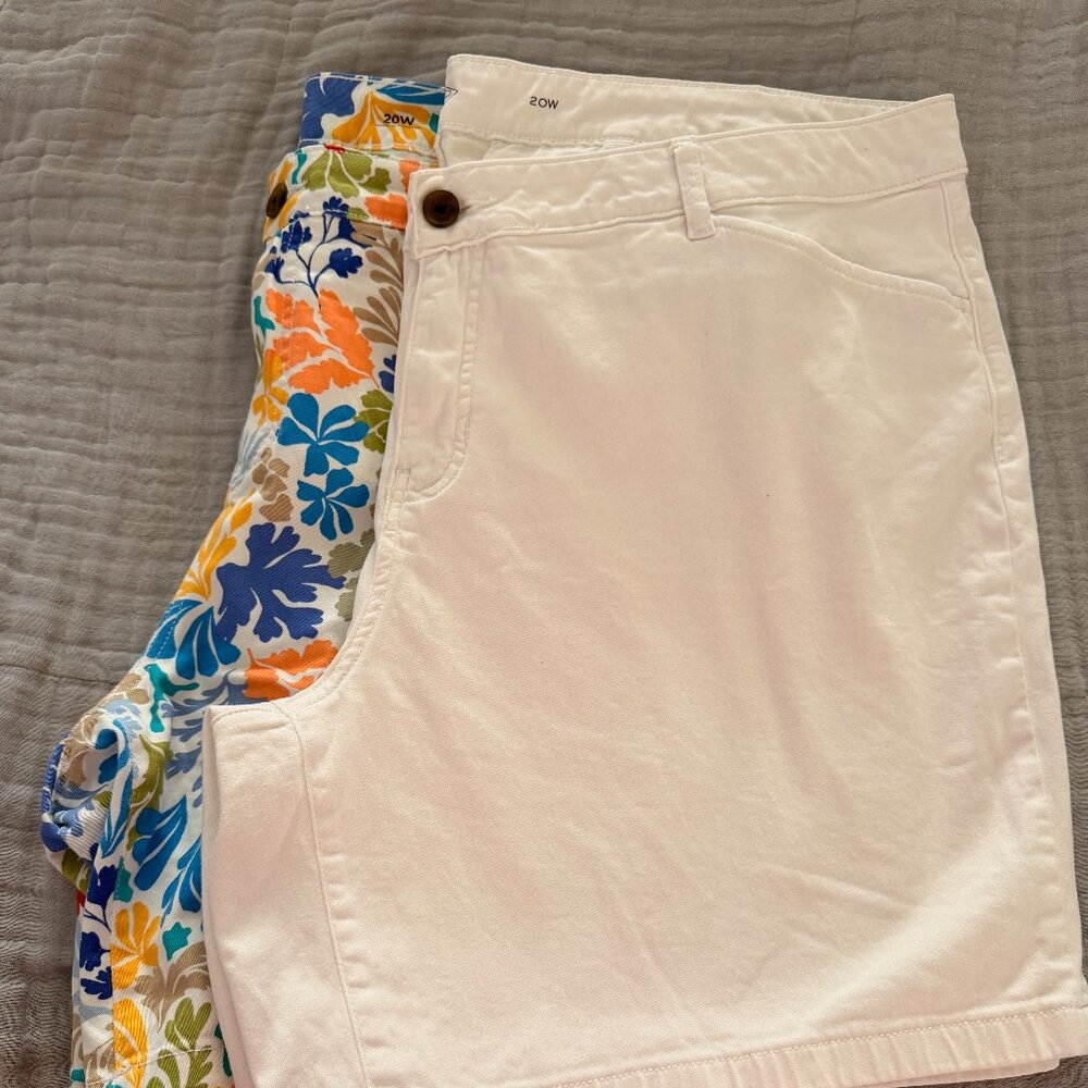 St. John's Bay Shorts - Set of 2 - Size 20W